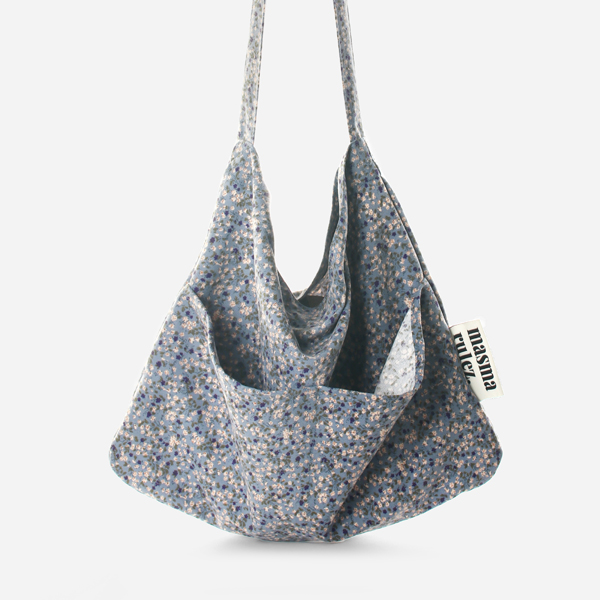 ★masmarulez★ Rabbit eco bagCozy checknavy Rabbit eco bag_Cozy check_navy : Masmarulez [마스마룰즈]