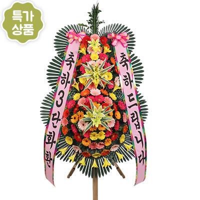 <p style="text-align:left; font-size:16px; margin-top:26px;">축하 3단화환<br><span style="color:#666;">₩ 80,000</span></p>