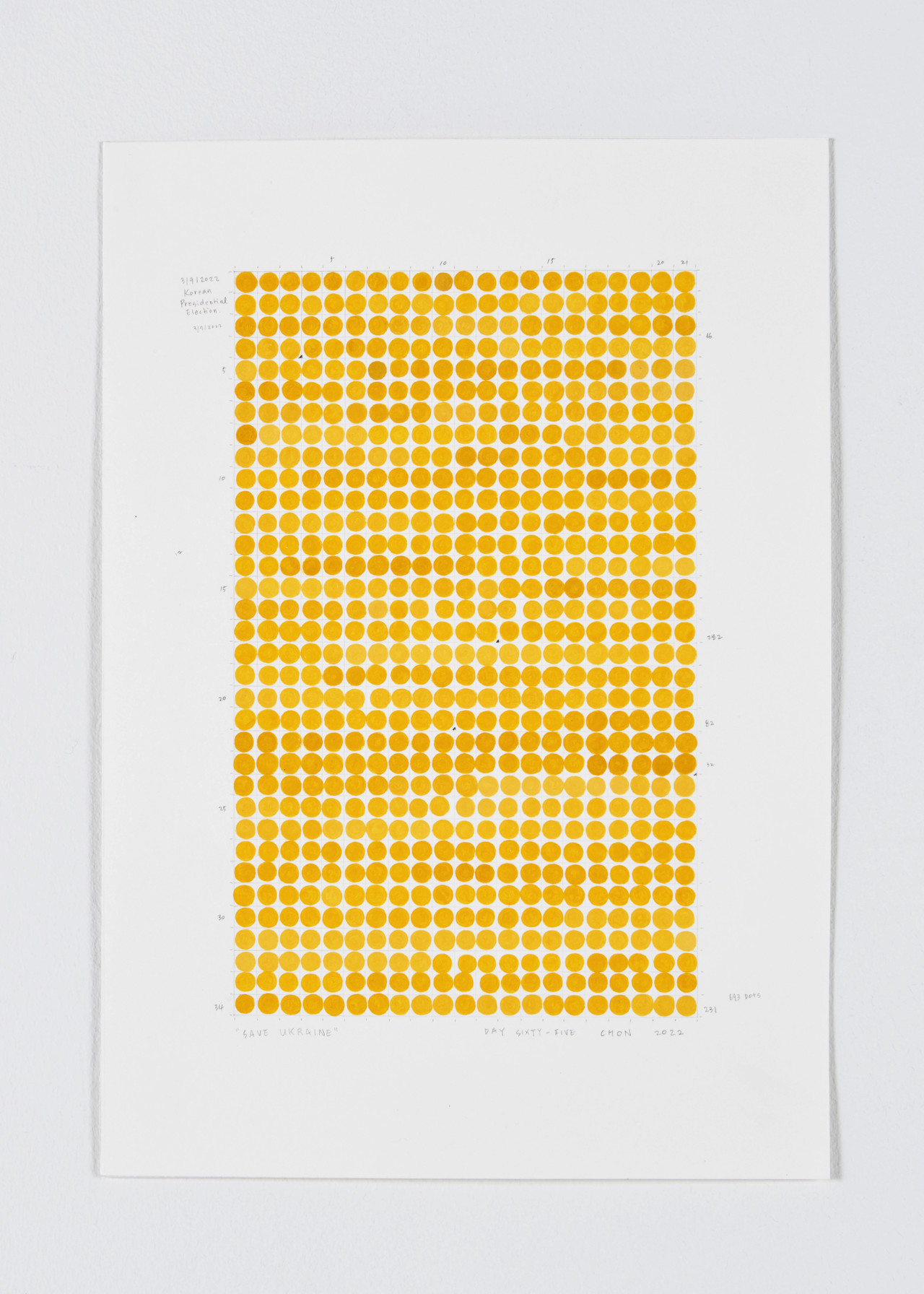 Day 65, Ink on Paper, 22cm x 31cm, 2022