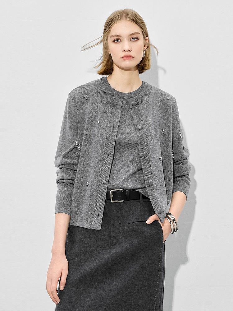 Silver Gleam Ensemble Inner & Cardigan : 엘레니크(Elenique)