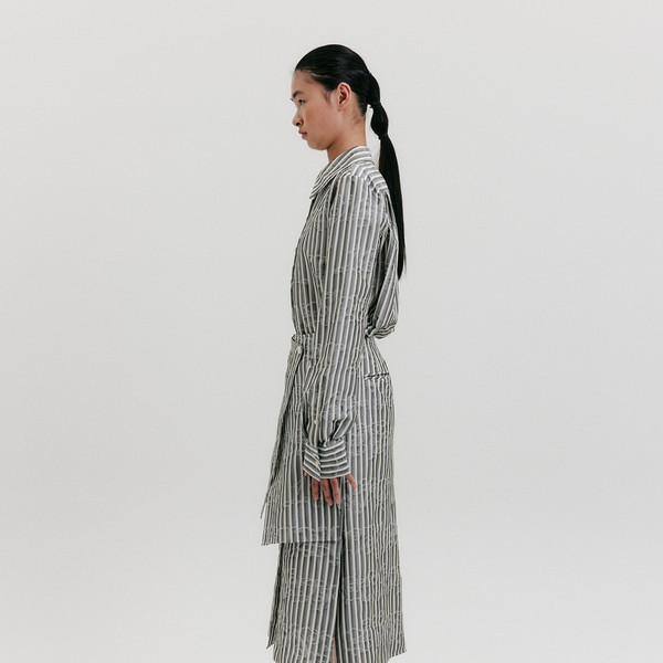 Layered Long Skirt - Khaki : EENK SHOP