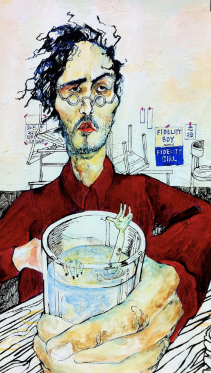 tree, 2015. Water color, Acrylic, Pastel, Pen (A2)