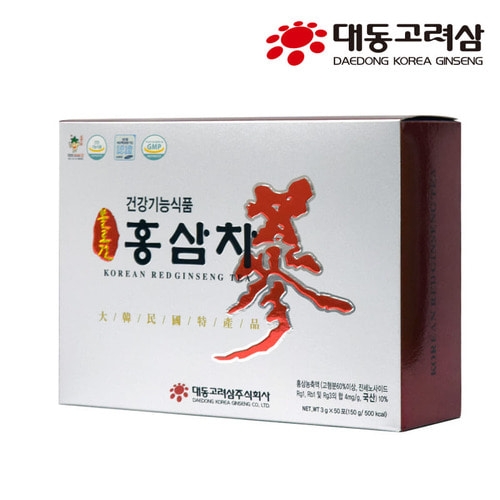 한잔의 여유 대동고려삼 불로건 홍삼차 3gx100포 : marshy store