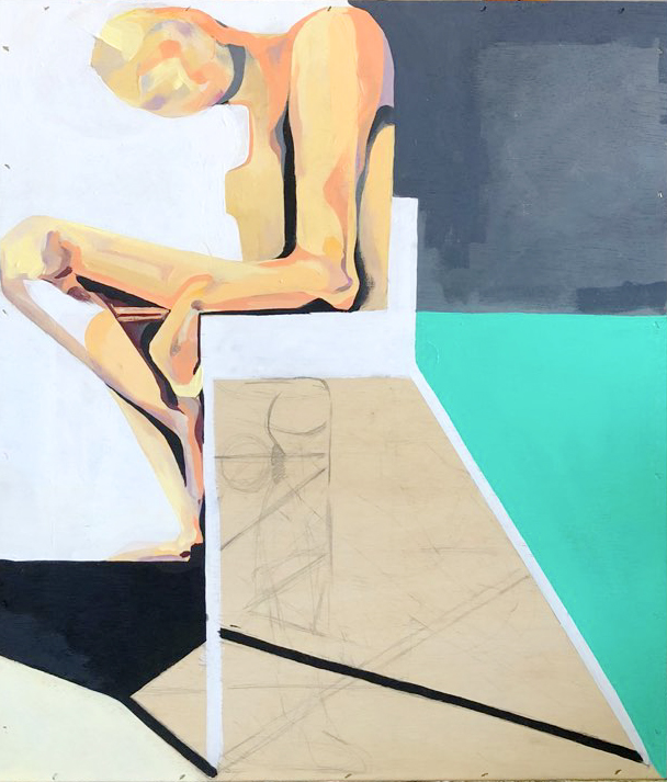 Anxiety2, 2023. Acrylic, Pastel