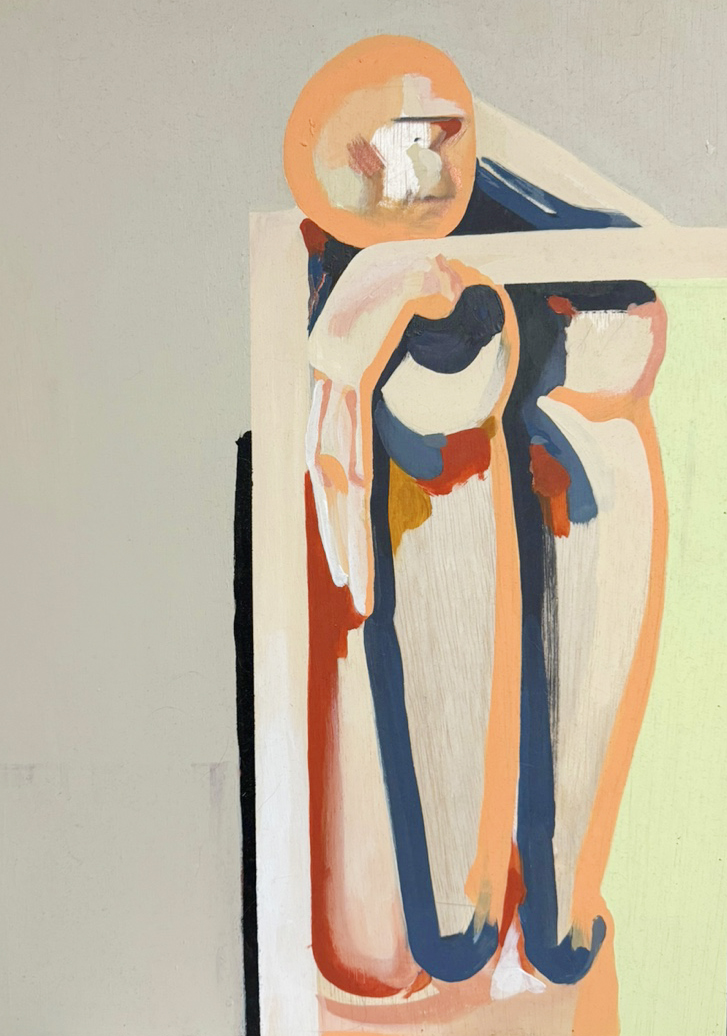 Anxiety3, 2024. Acrylic (Panel, 360X509mm)