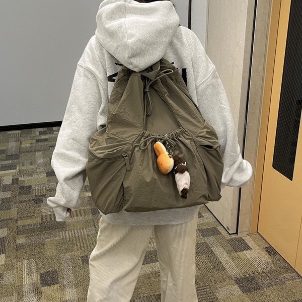 人気【 s/e/o 】DRAWSTRING NYLON BACKPACK 09998b6a98fe3.jpg