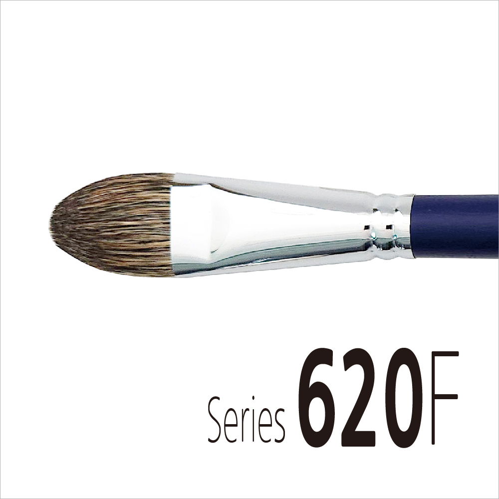 <font size="4">Natural Hair (천연모) / Filbert<br>Wooden Long Handle < 24cm</font>