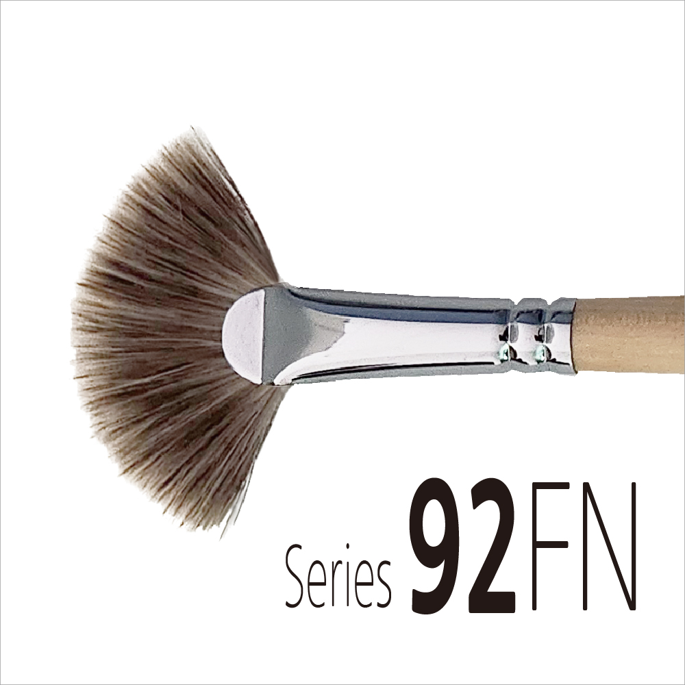 <font size="4">Natural Hair (천연모) / FAN<br>Wooden Long Handle < 24cm</font>