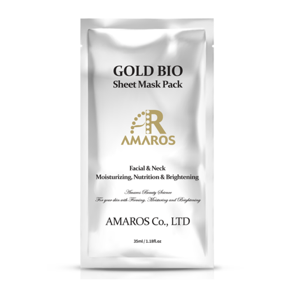 Gold Bio Sheet Mask Pack : AMAROS