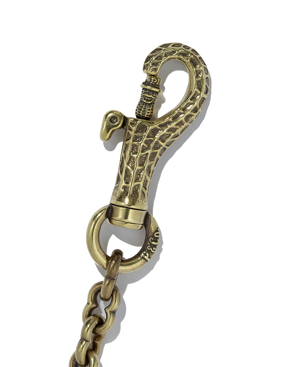 PE-HORSE-WALLET-CHAIN-HORSE-X-HOOK-BR - Peanuts & Co Horse