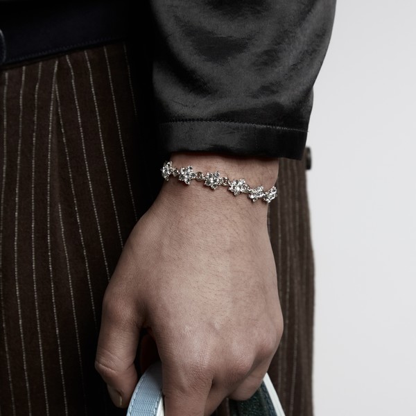Flower Tennis Bracelet (クリスタル)