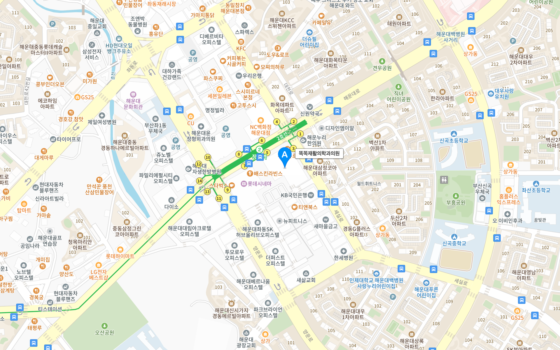 똑똑재활의학과의원 위치 카카오지도