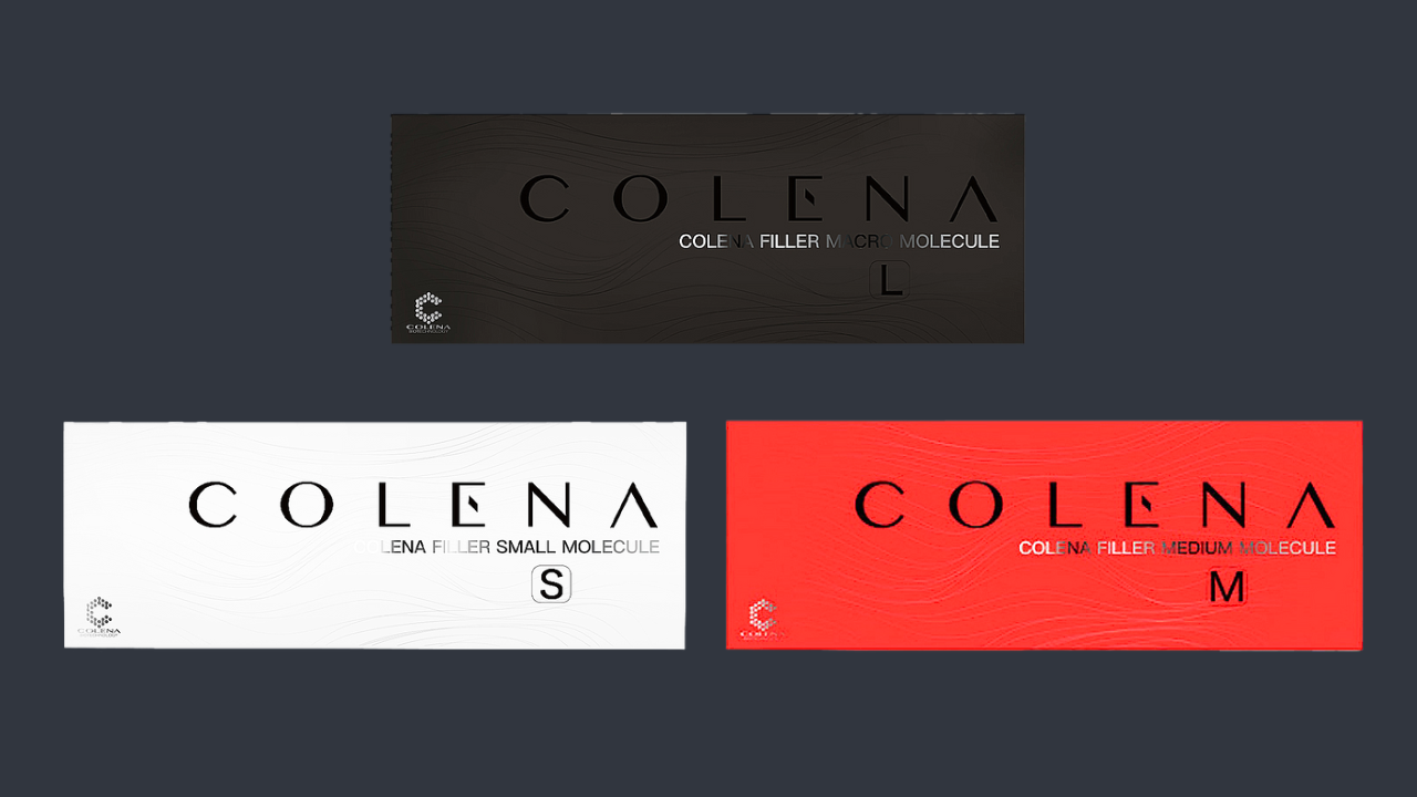 COLENA Dermal Filler 1ml syringe – hyaluronic acid filler for wrinkle reduction and facial rejuvenation.