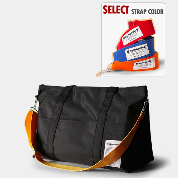 컬러숄더스트랩세트] Big travel bag _ Black : Masmarulez