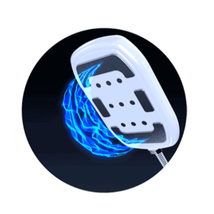 노블쉐이프에서 저주파  출력되는 모습 원주피부과 원더스의원