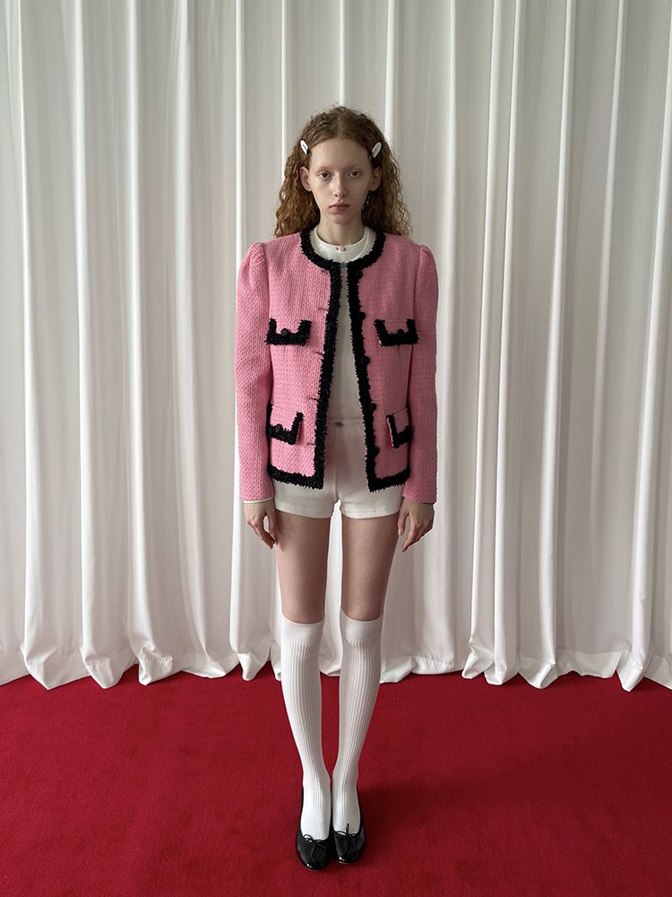PFF GIRL pink smelling jacket : 유스키트 YOUTHKIT