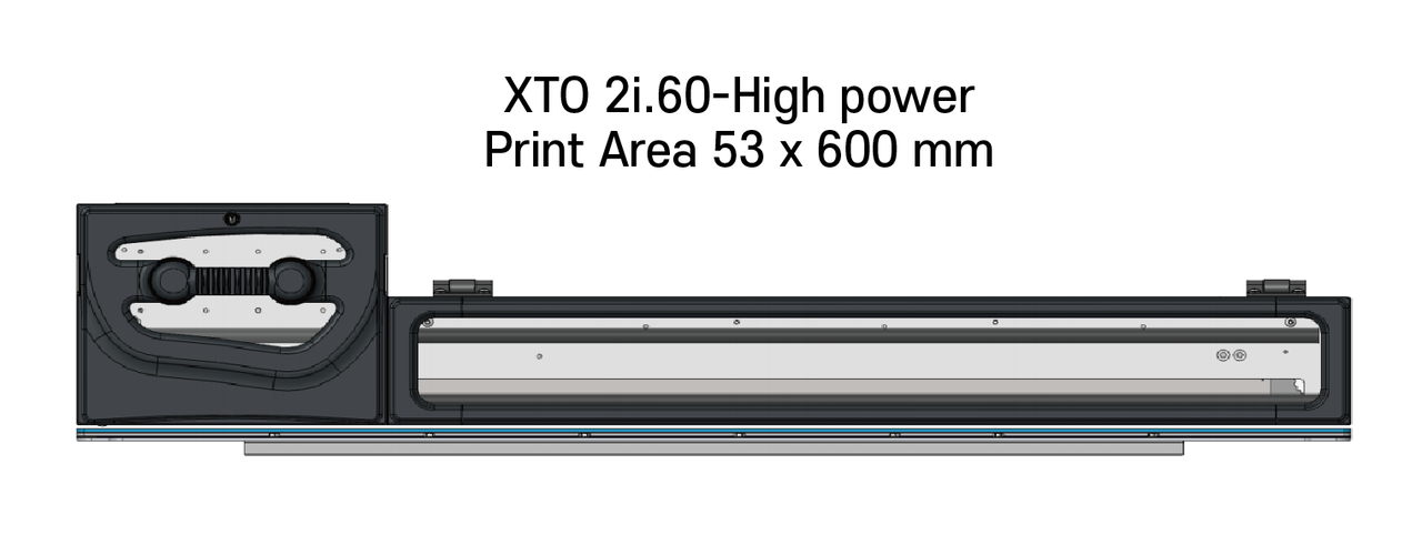 XTO 2i.60  최대 인쇄 영역 53 x 600mm