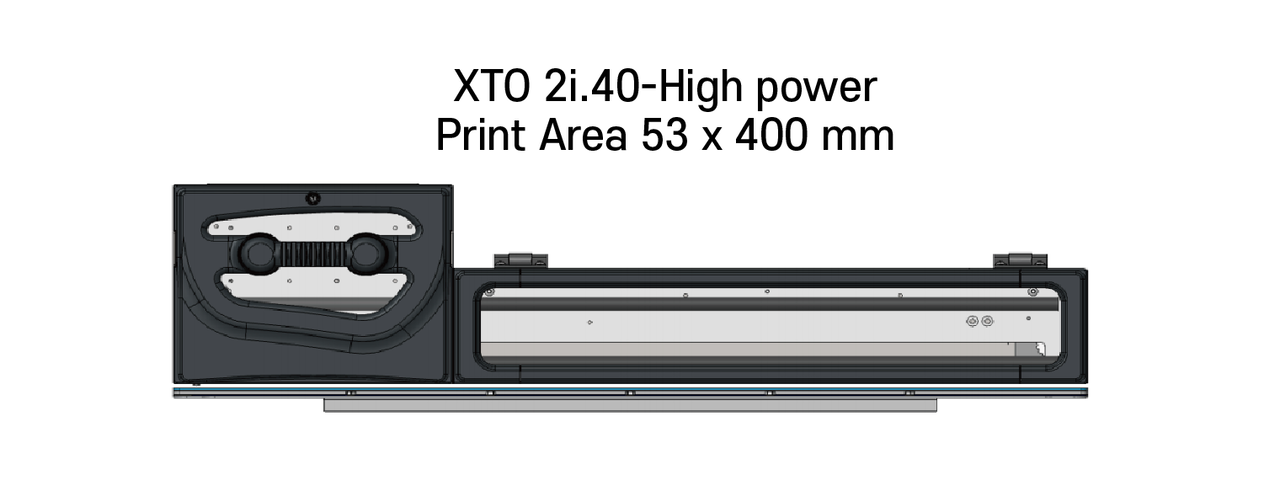 XTO 2i.40  최대 인쇄 영역 53 x 400mm