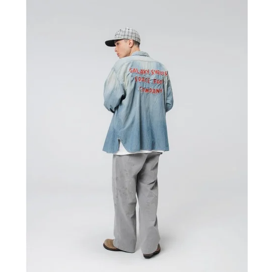 BOWWOW ] 바우와우 GALAXY SYRUP WORK TROUSERS 갤럭시 시럽 워크 