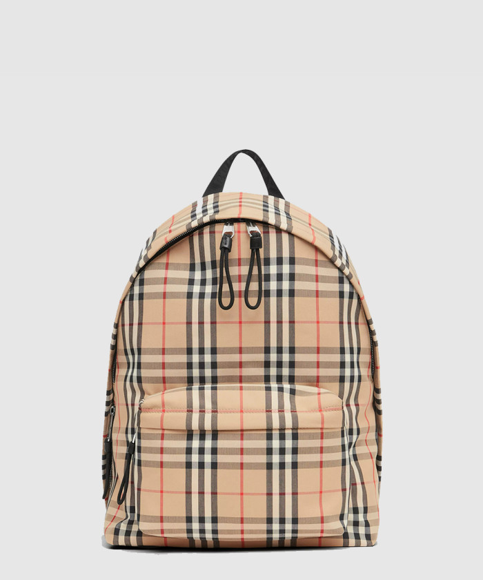 버버리 빈티지 체크 백팩 80161061
