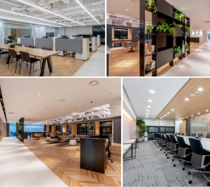 <div style="text-align:left; padding:10px 20px;  border-radius:10px; background:#000; display:inline-block;"><span style="font-weight:600;">Văn phòng Naver</span><br><span style="font-size:12px;">2024.06 / 920(sqm)</span></div>