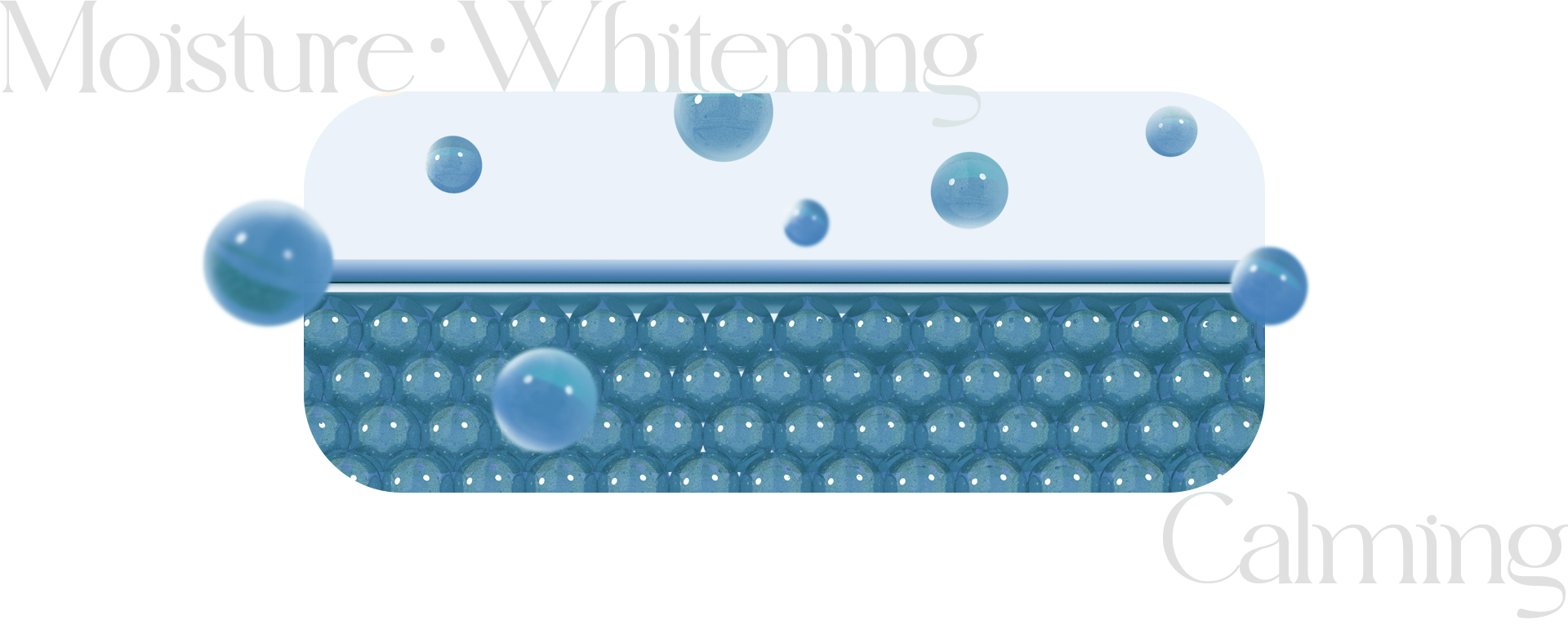 건강한 피부층을 형상화한 이미지