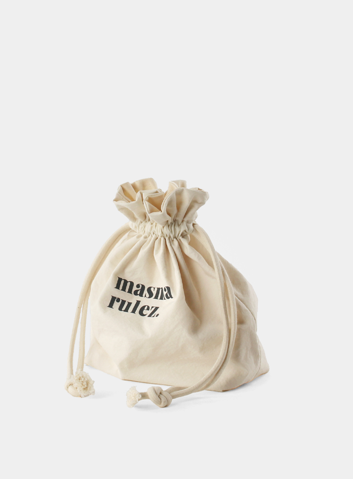 バッグ・カバンその他 [MASMARULEZ] 2 way string bag 2 way string bag _ Cream : Masmarulez [마스마룰즈]
