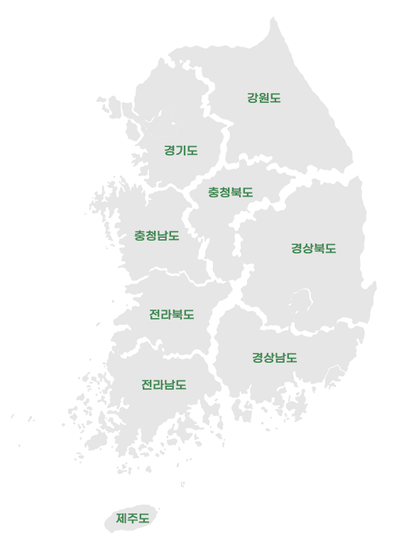 대한민국 지도