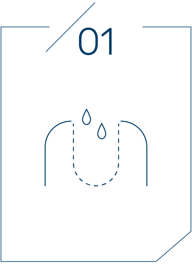 <strong>1단계 제거 및 소독</strong>