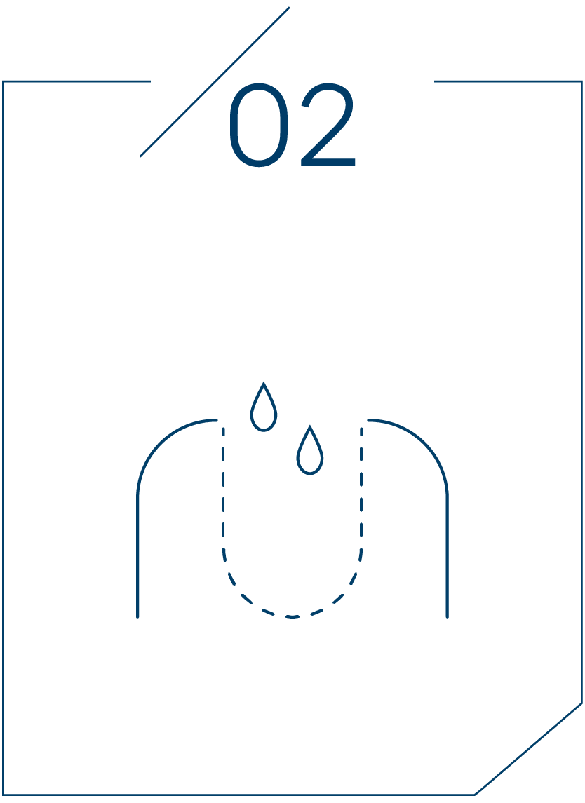 <strong>2단계 염증 제거 및 치료 </strong>