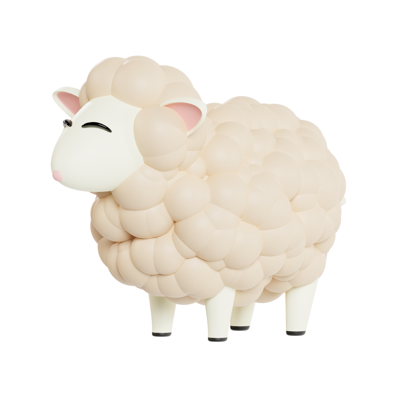 양 캐릭터 3D