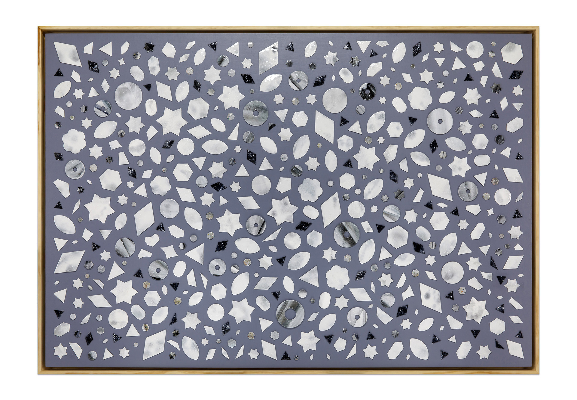 꿈의 기한 _ The Deadline of a Dream. Ceramic, acrylic on canvas. 103 x 150cm