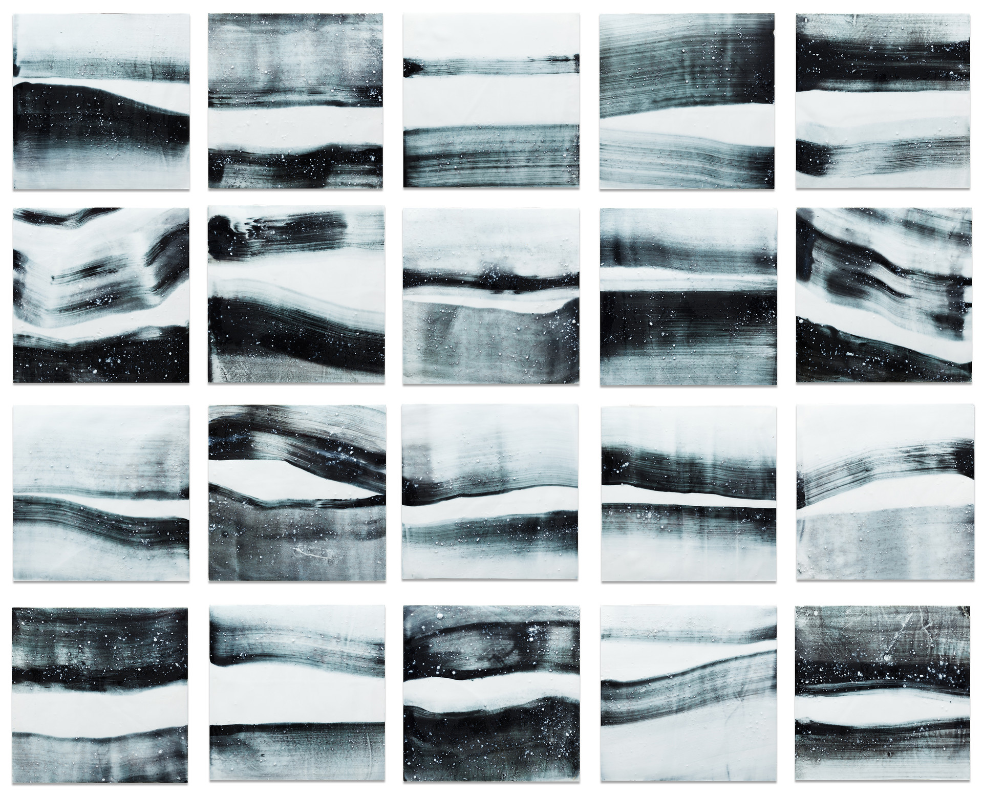 길 _ The way. Ceramic on canvas. 80x100cm