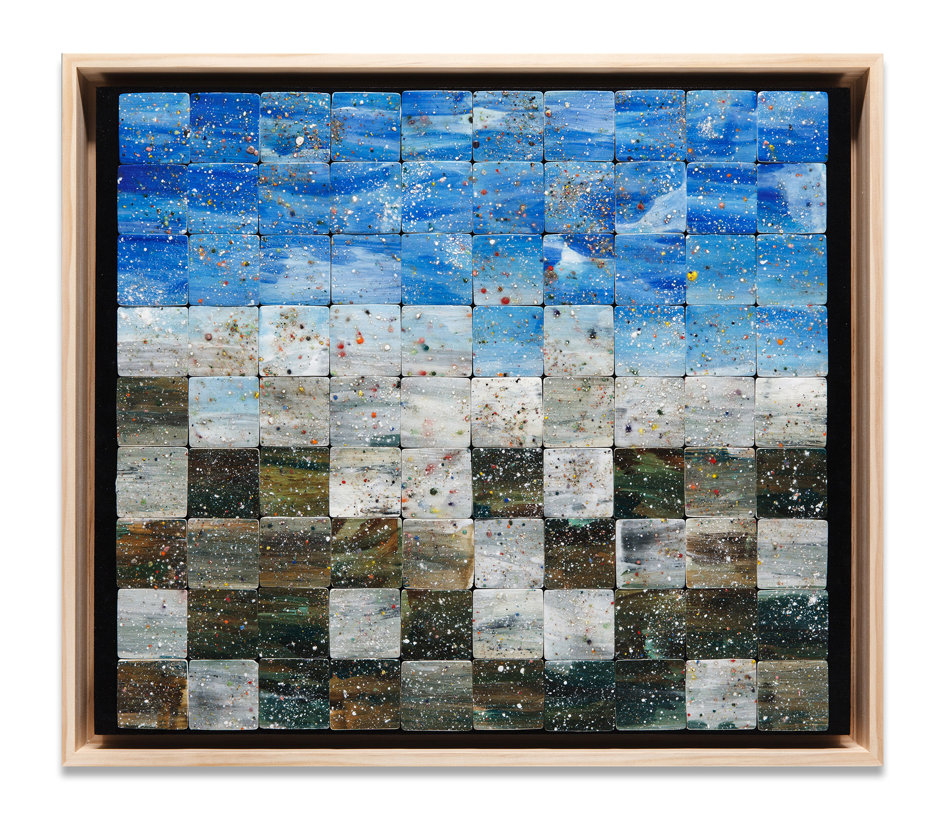 내가 살던 곳 _ miss. Ceramic, acrylic on canvas, 38 x 46cm