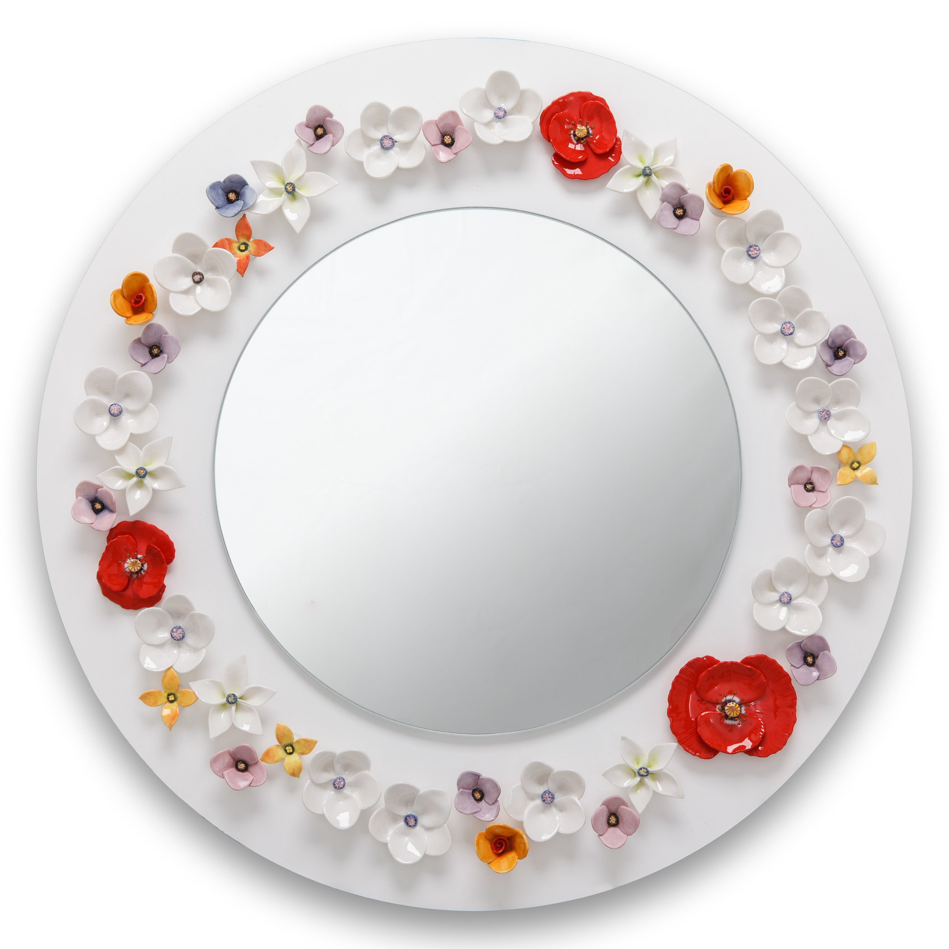 큰 바늘꽃 _ Epilobium hirsutum. ceramic on wood. 30x30cm