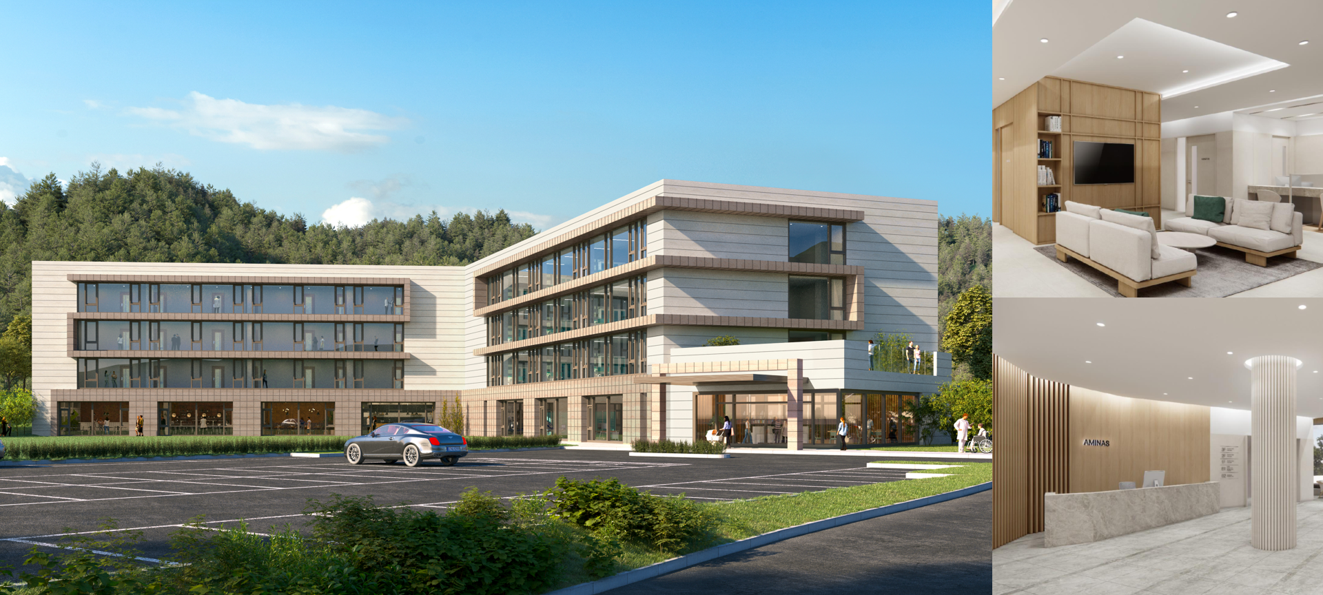 용인 아미나스 병원 신축