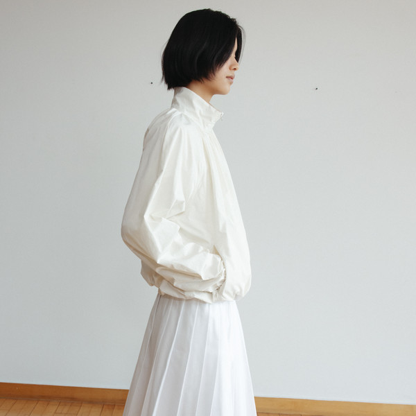 [MONOHA] / ☆ 25SS High neck volume jumper / 2 COLORS High neck volume jumper (ivory / dark gray) : MONOHA