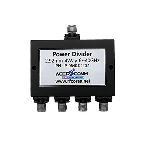 Power Divider, 2.92mm 4Way 20Watt 6~40GHz : Power Divider_2.92mm