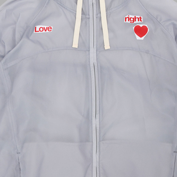 LOVE SEE-THROUGH WINDBREAKER (LIGHT GREY) : THE MUSEUM VISITOR