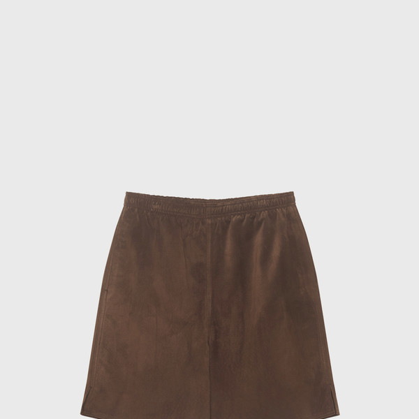 [MONOHA] / ☆ 25SS Suede short pants / 2 colors Suede short pants (camel / khaki) : MONOHA
