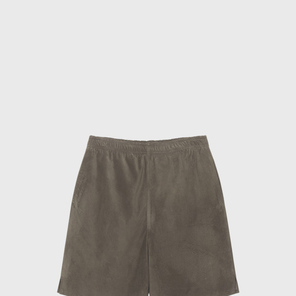 [MONOHA] / ☆ 25SS Suede short pants / 2 colors Suede short pants (camel / khaki) : MONOHA