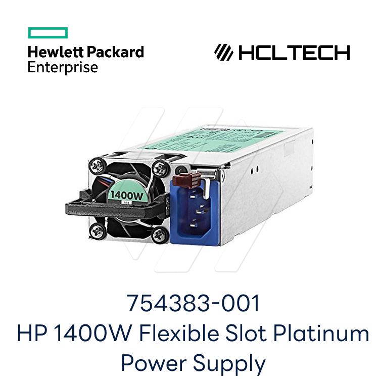 thumbnail image 2 of HP 1400W Flex Slot Platinum Power Supply – 720620-B21 / 754383-001 (Open Box, 90-Day Warranty) 2 of 6