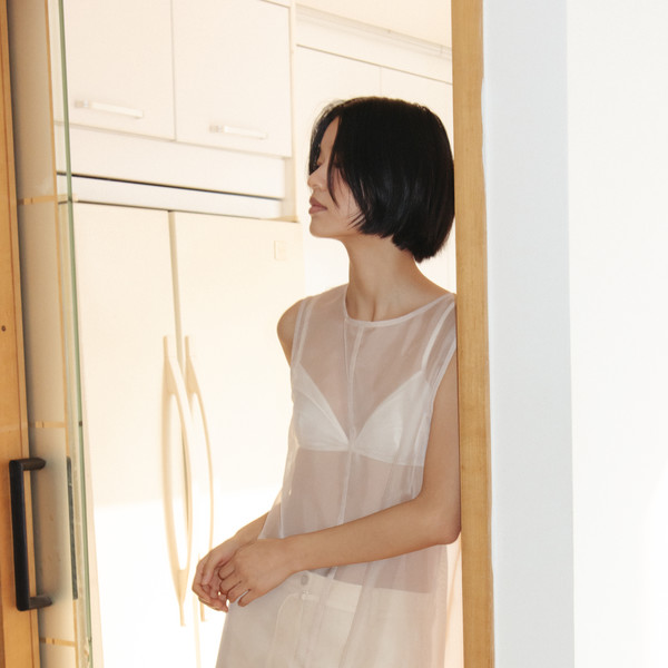 [MONOHA] / ☆ 25SS Shine dress / peach Shine dress (peach) : MONOHA