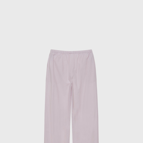 Cotton banding pants (black / khaki / blue / pink) : MONOHA