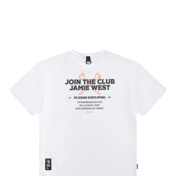 Club Print Sorona T-Shirts (WH) : JAMIE WEST | 제이미웨스트