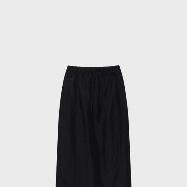Sheer band skirt (light gray / brown / black) : MONOHA