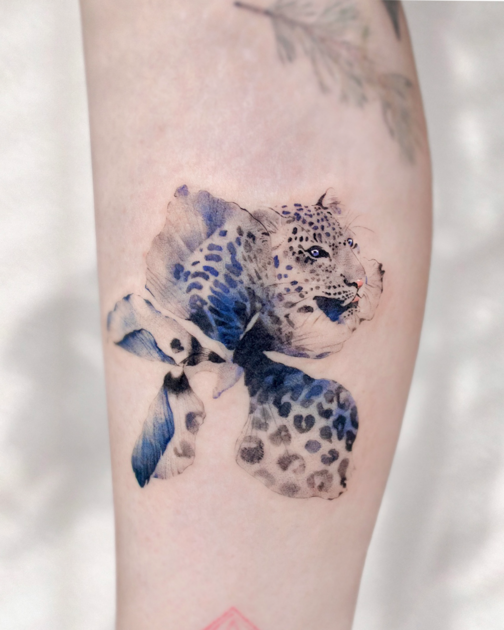 watercolor leopard : Studio - The Ordinary Ink