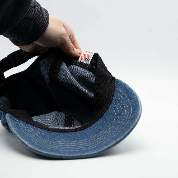 帽子 SUPREME Vintage cap Supreme®/The North Face® Bleached Denim Print 6-Panel