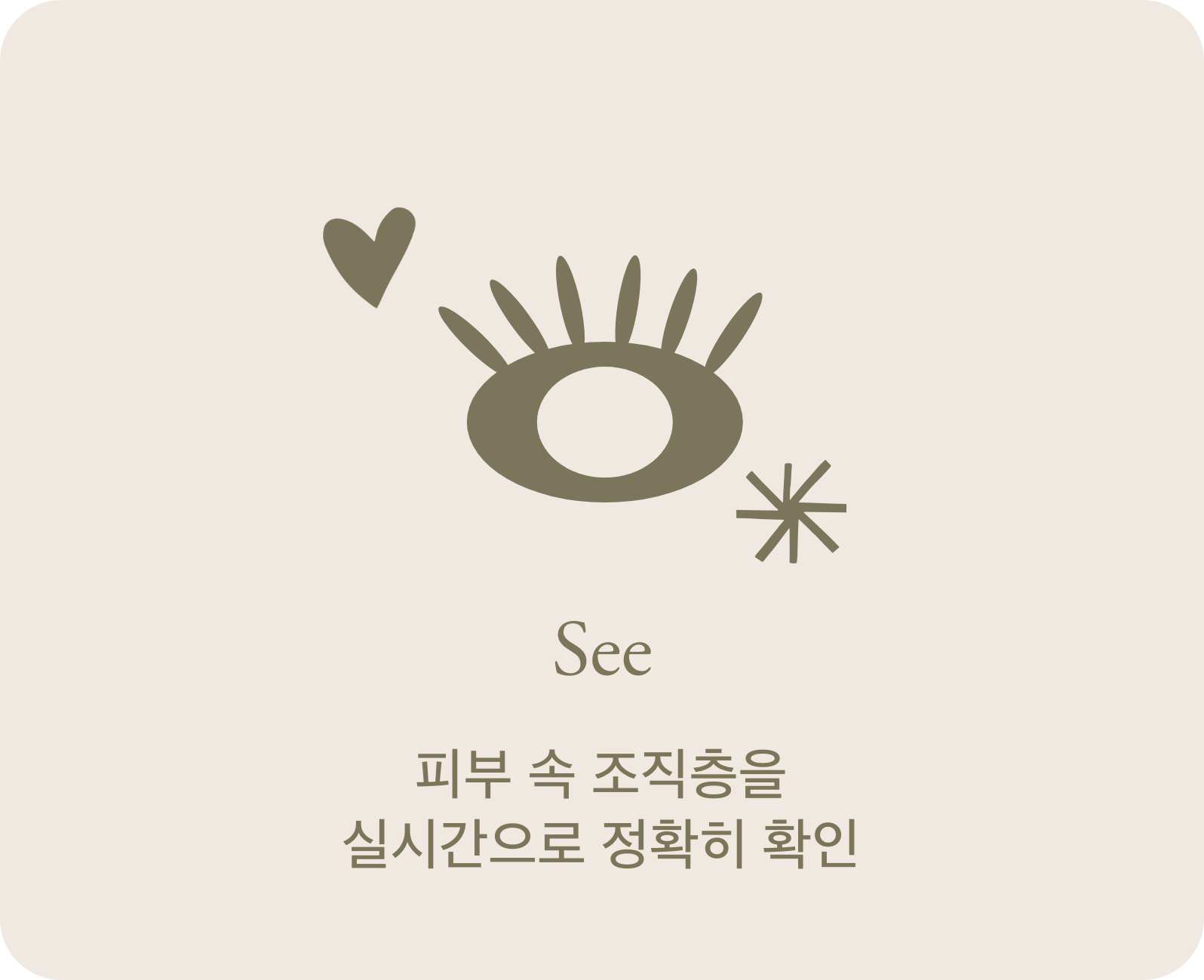 울쎄라 설명 - 피부 속 조직층을 실시간으로 정확히 확인