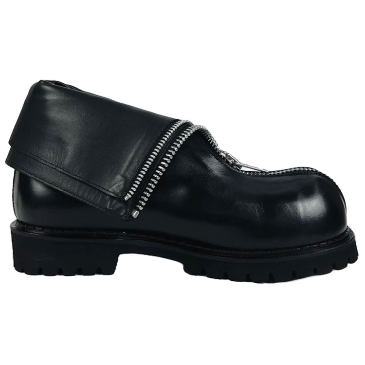 NOIDEA Big Foot 2 Zip 2 Layer ブーツ　レザー No Idea Black Big Foot 2 Zip 2 Layer Boots